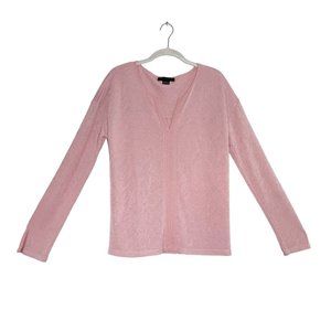 Sanctuary Women's Long Sleeve Lightweight Top in Pink - Sz L